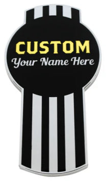 Custom Kenworth Emblem with 24kt Gold