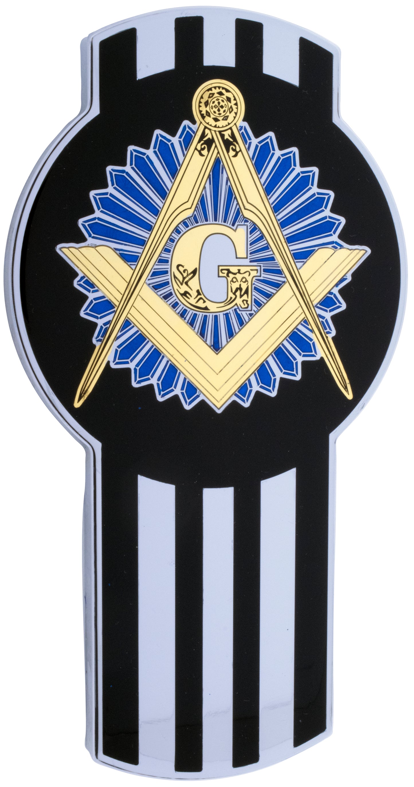 Decorative Masonic Square & Compass - Kenworth Emblem