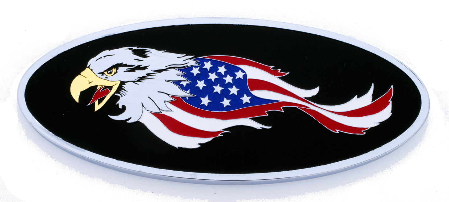 Stars & Stripes Flying Eagle - Port Side Peterbilt Emblem