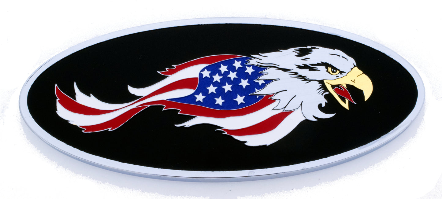 Stars & Stripes Flying Eagle - Starboard Side Peterbilt Emblem